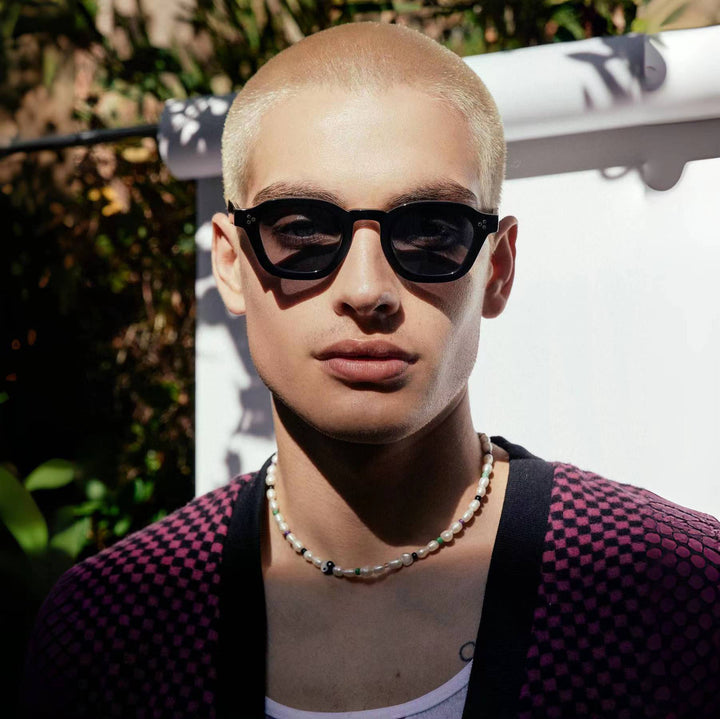 Men's Modern Geometric Frame Sunglasses Stornfield