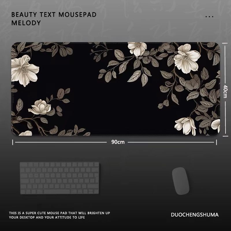 Floral Design Desk Mat