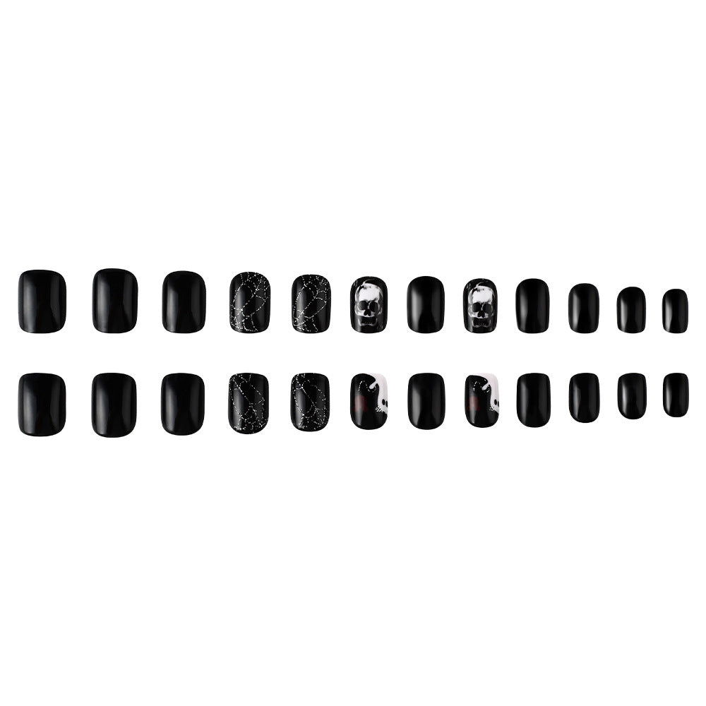 Halloween-Themed Press-On Nail Art Set Stornfield 1787542718