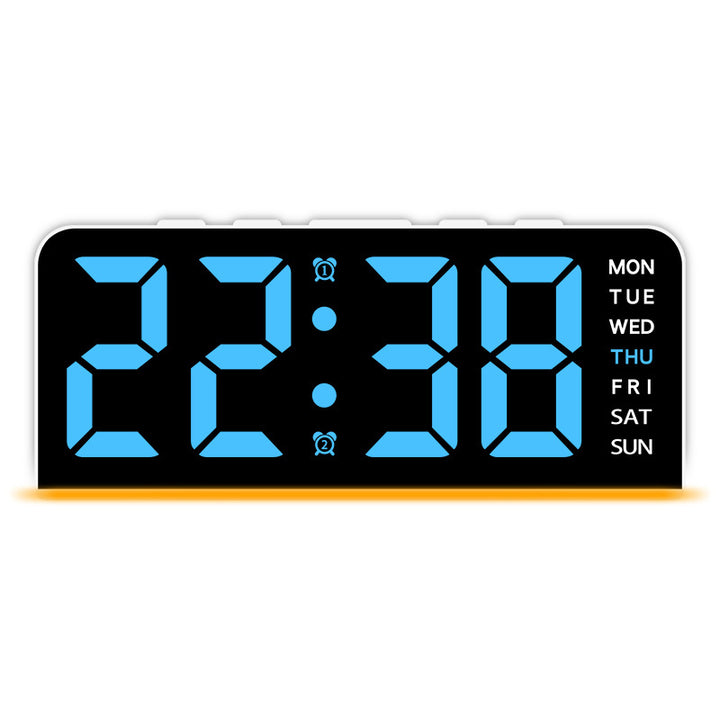 Digital LED alarm clock with color change Stornfield
