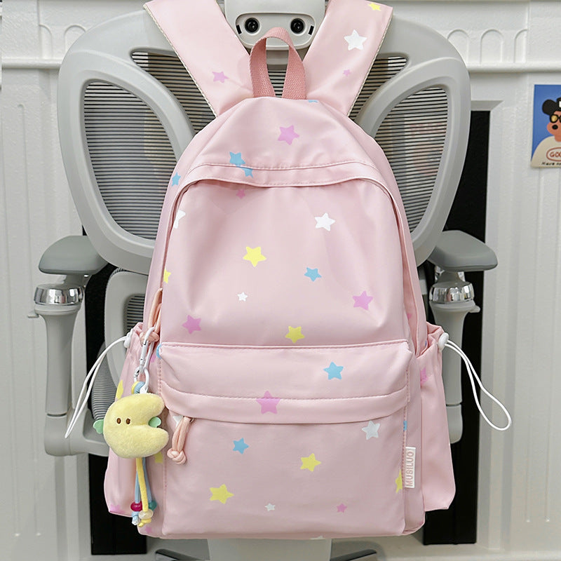 Fun Star Patterned Backpack Stornfield
