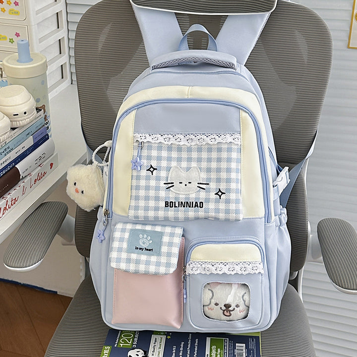 Cute Cartoon Cat-Themed Backpack Stornfield