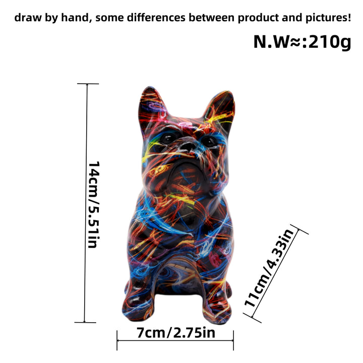 Artistically designed bulldog figure Stornfield