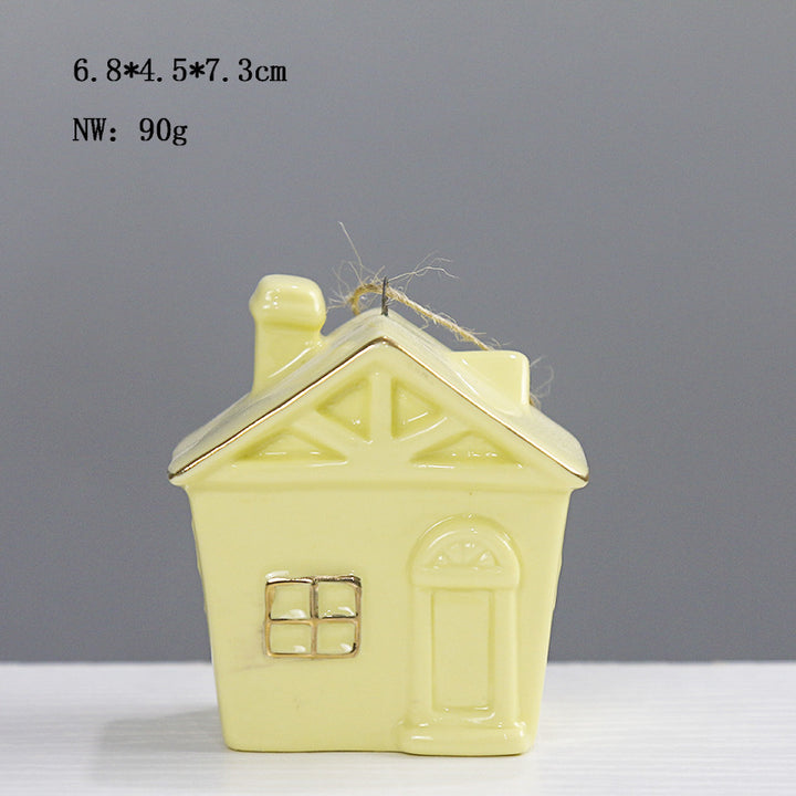 Ceramic House-Shaped Decorative Stornfeild