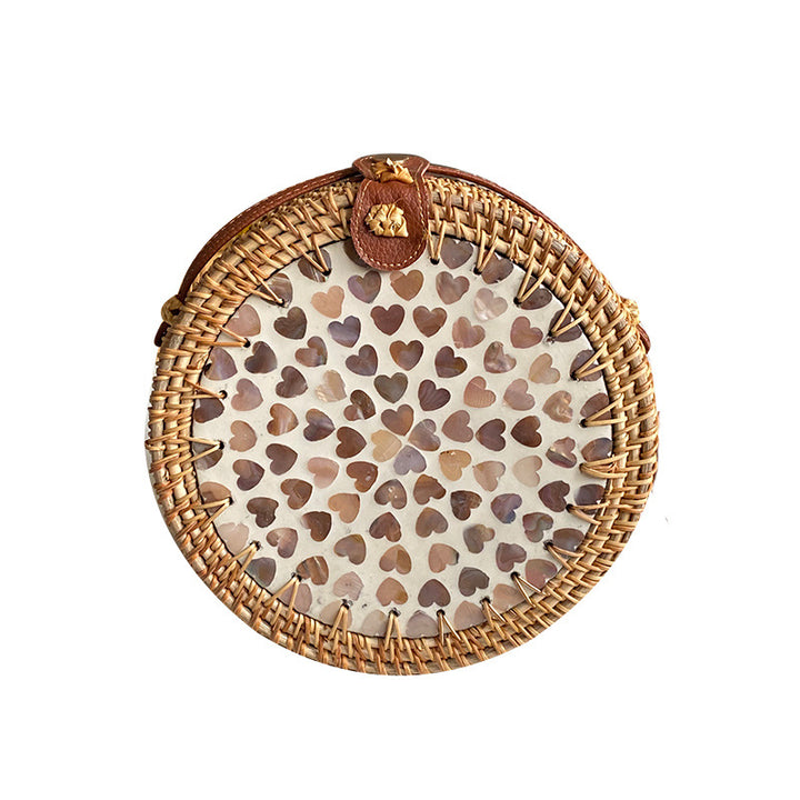 Ladies Round Basket Bag Stornfield