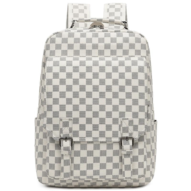 Stylish Checkerboard Laptop Backpack Stornfield