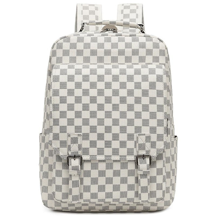 Stylish Checkerboard Laptop Backpack Stornfield