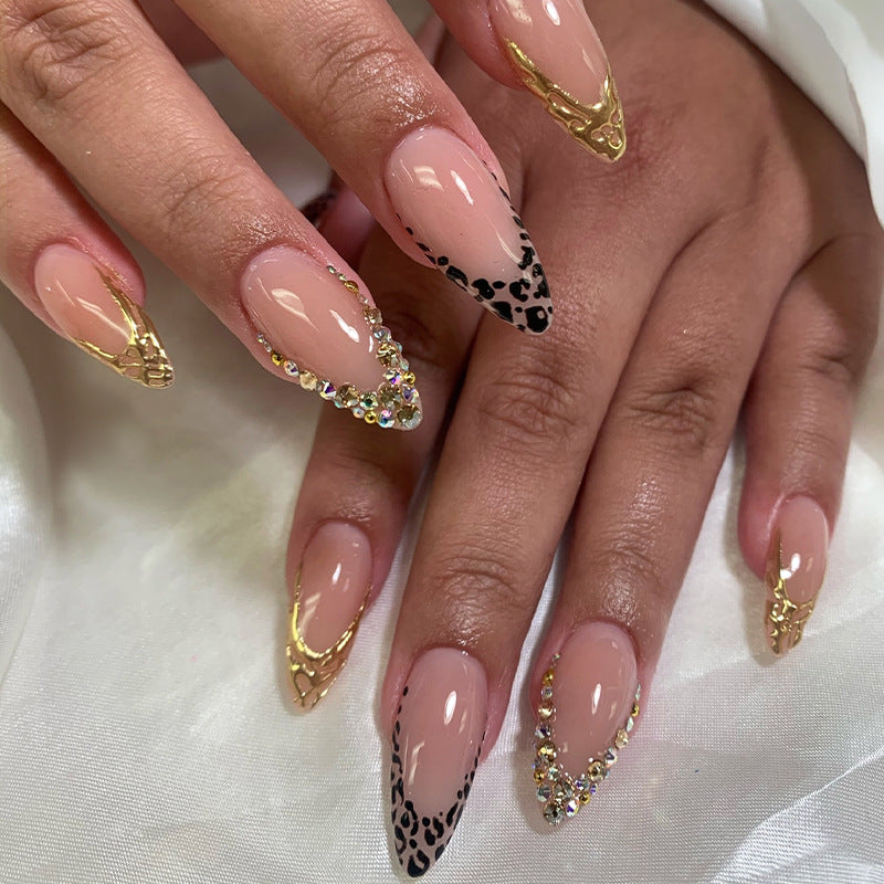 Artistic Leopard Print Press-On Nail Set Stornfield