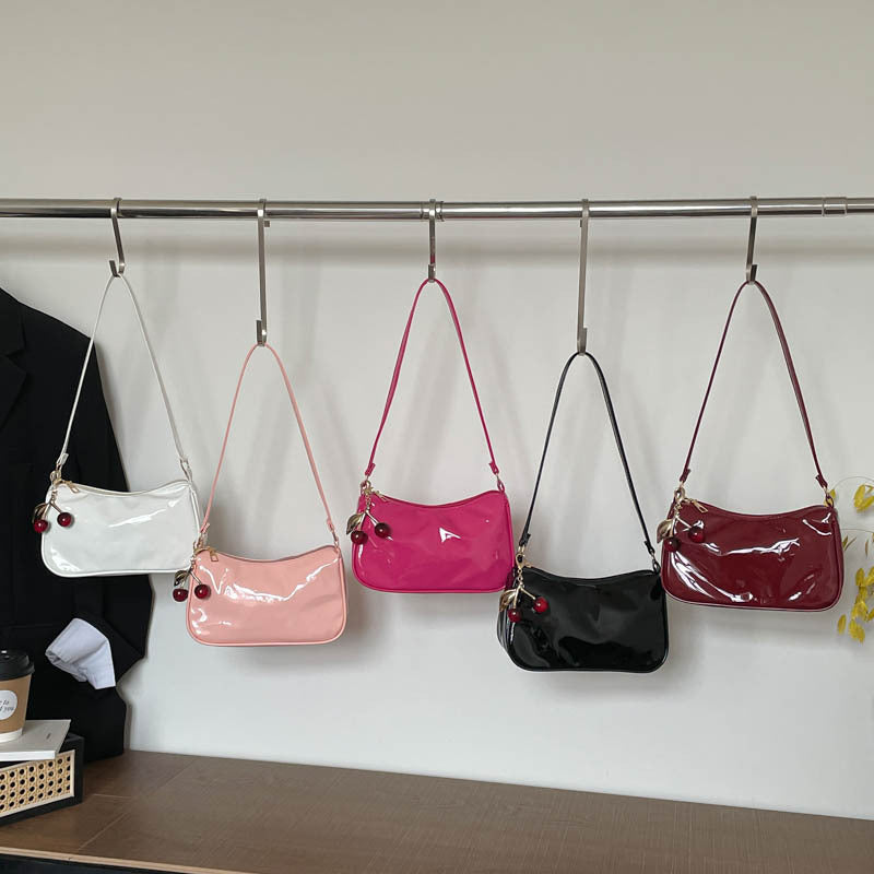 WoGlossy Textured Handheld Crossbody Bag Stornfield