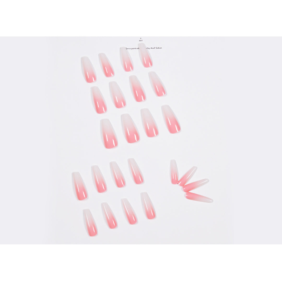 Nail set with stylish ombre design Stornfield