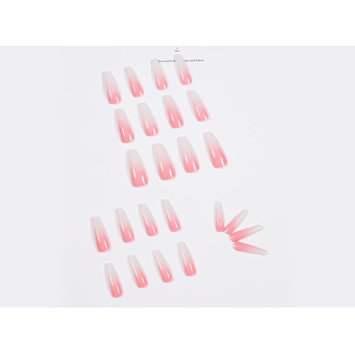 Nail set with stylish ombre design Stornfield
