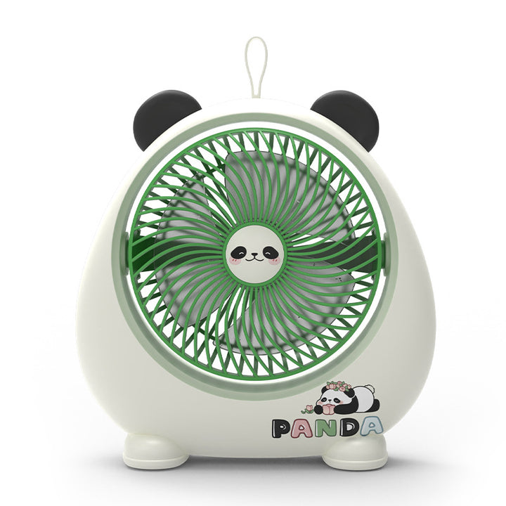 Ladies Portable Hand Fan with Stylish Panda Design Stornfield