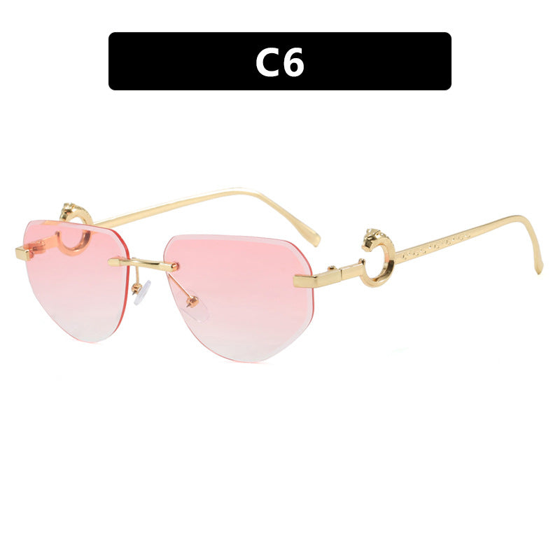 Women's trendy chic sunglasses in modern design with delicate metal frame Stornfield