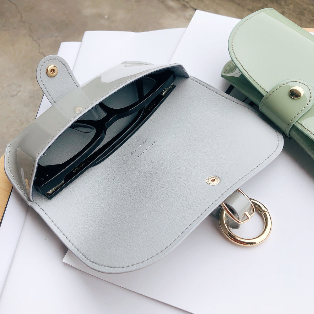 Stylish Patent Leather Eyeglasses Case Stornfield