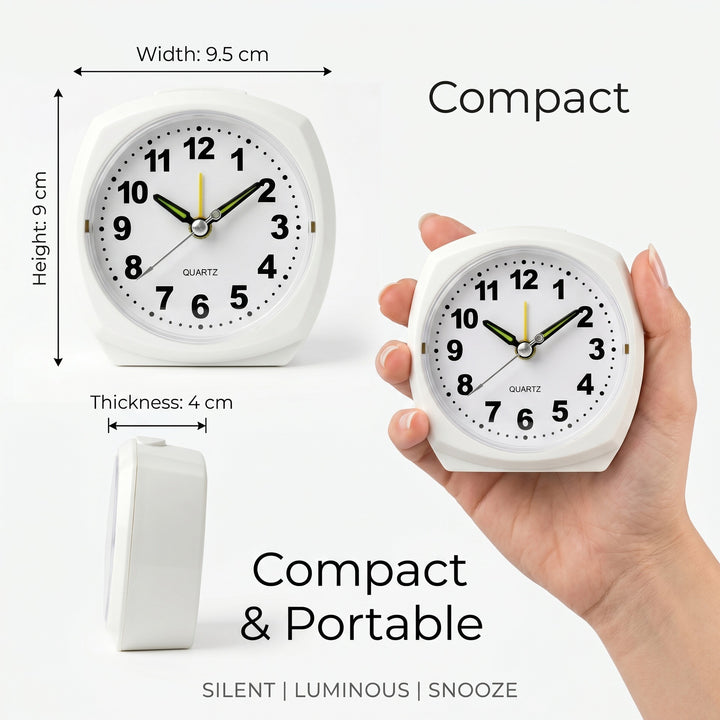 Analog alarm clock with night light and snooze function Stornfield