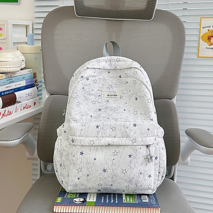 Star-Embellished Casual Backpack Stornfield 1791205930