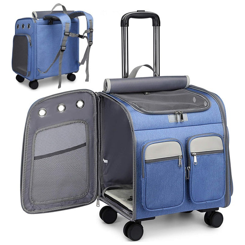 Multifunctional Rolling Travel Bag with Compartments Stornfield