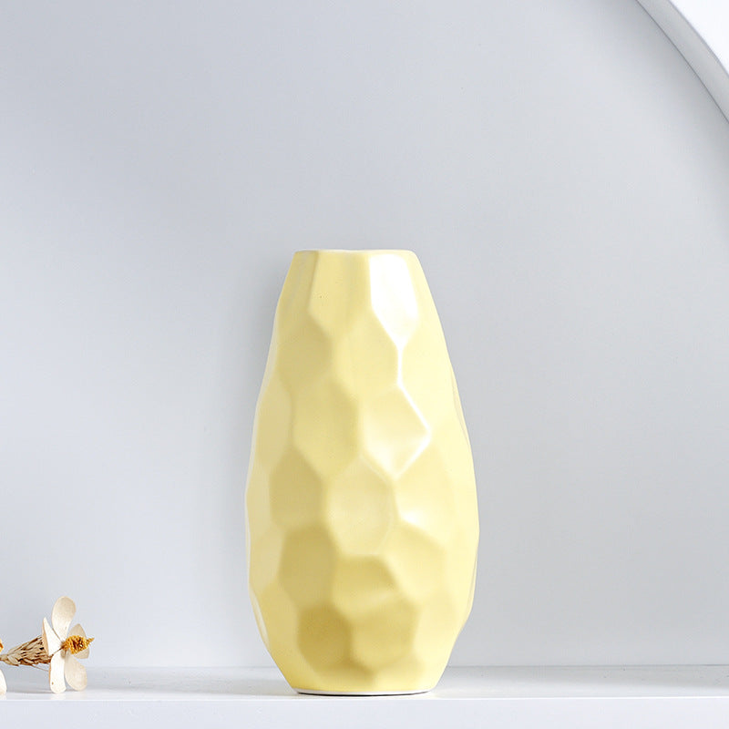 Unique Geometric Ceramic Vase Stornfeild