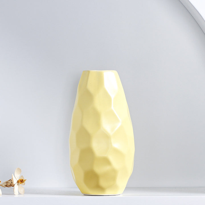 Unique Geometric Ceramic Vase Stornfeild