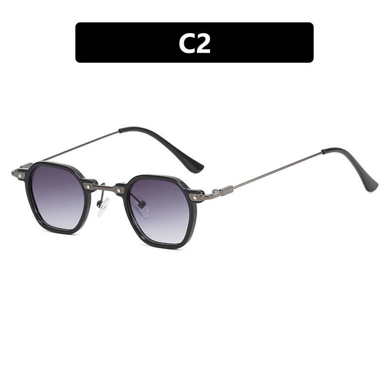 Ladies stylish sunglasses with unique hexagonal shape and sturdy frame Stornfield