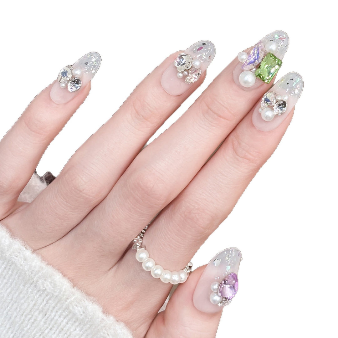 Glamorous 3D Decorative Nail Tips