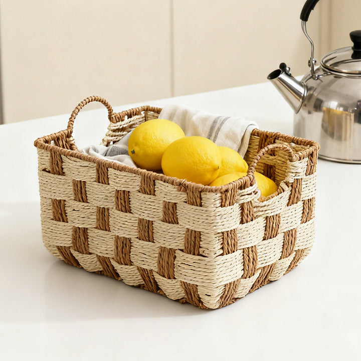 Handwoven storage basket Stornfield