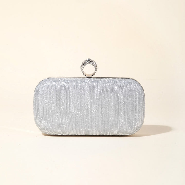 Decorative Evening Clutch with Chain Handle