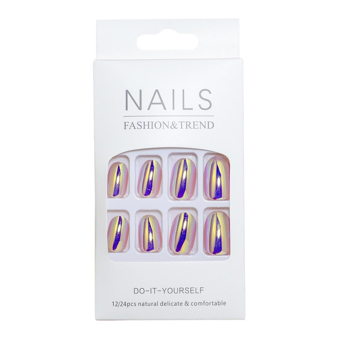 Premium Mirror Finish Press-On Nail Set Stornfield