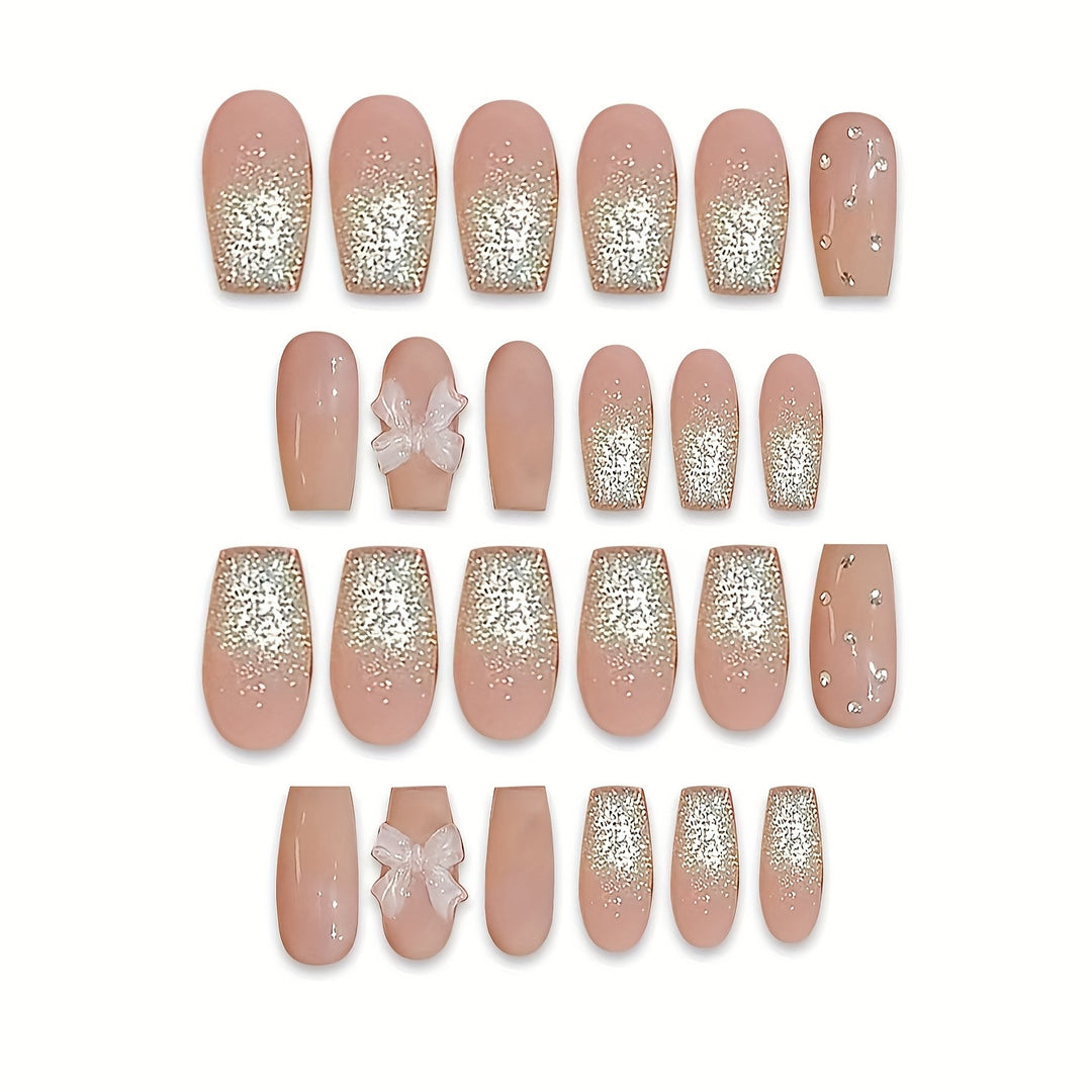 Decorative Press-On Nail Set Stornfield