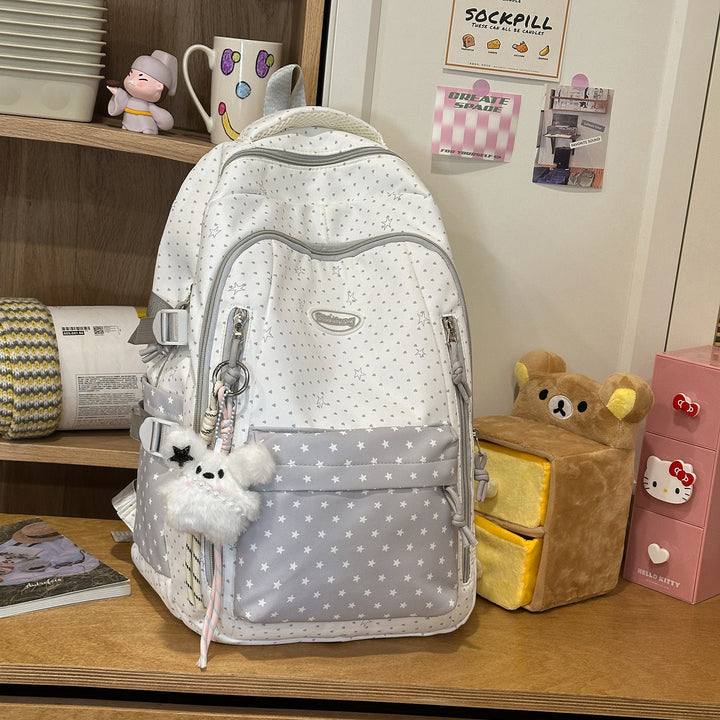 Decorative Star-Patterned Backpack Stornfield