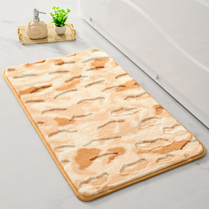Luxurious Faux Fur Bath Mat