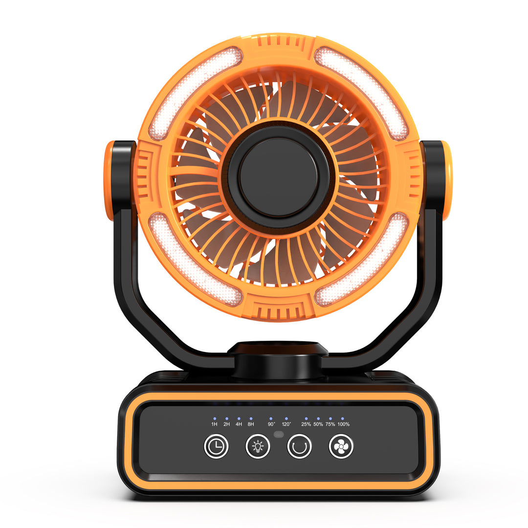 Versatile Rechargeable LED Fan Stornfield