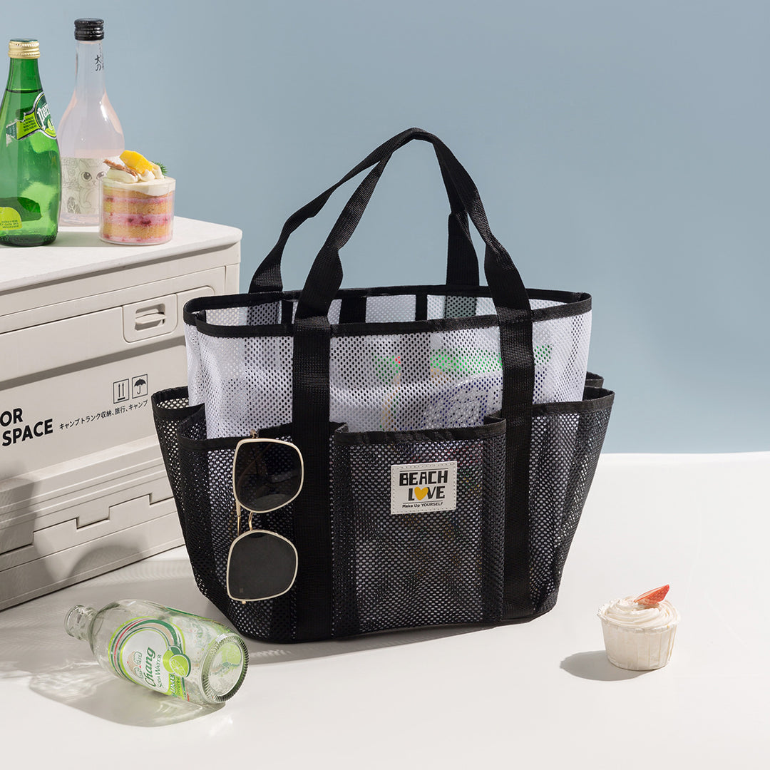 Spacious Mesh Beach Tote