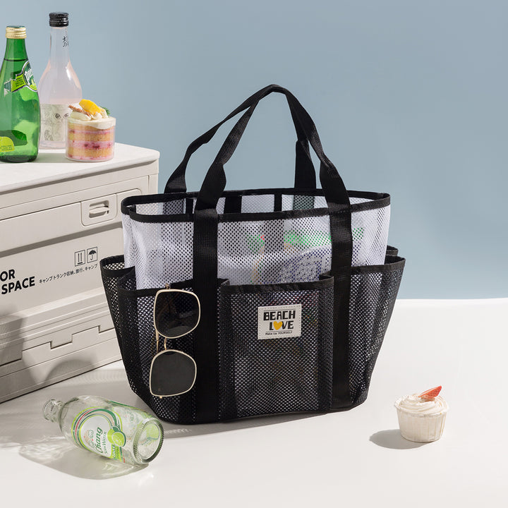 Spacious Mesh Beach Tote