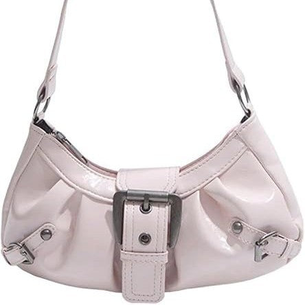 Shoulder bag with trendy design and decorative buckle closure Stornfield