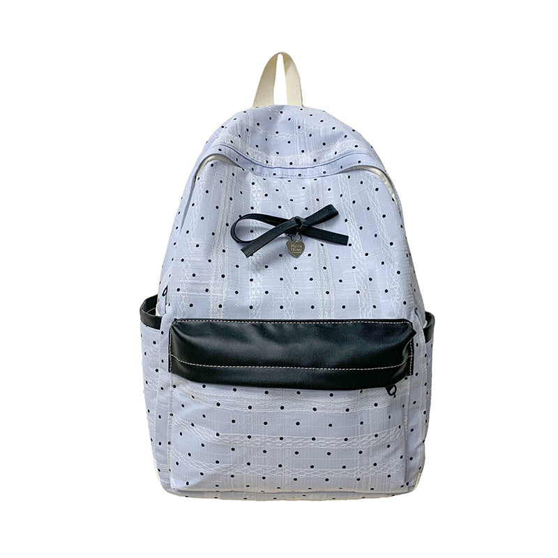 Polka Dot Patterned Mini Backpack Stornfield