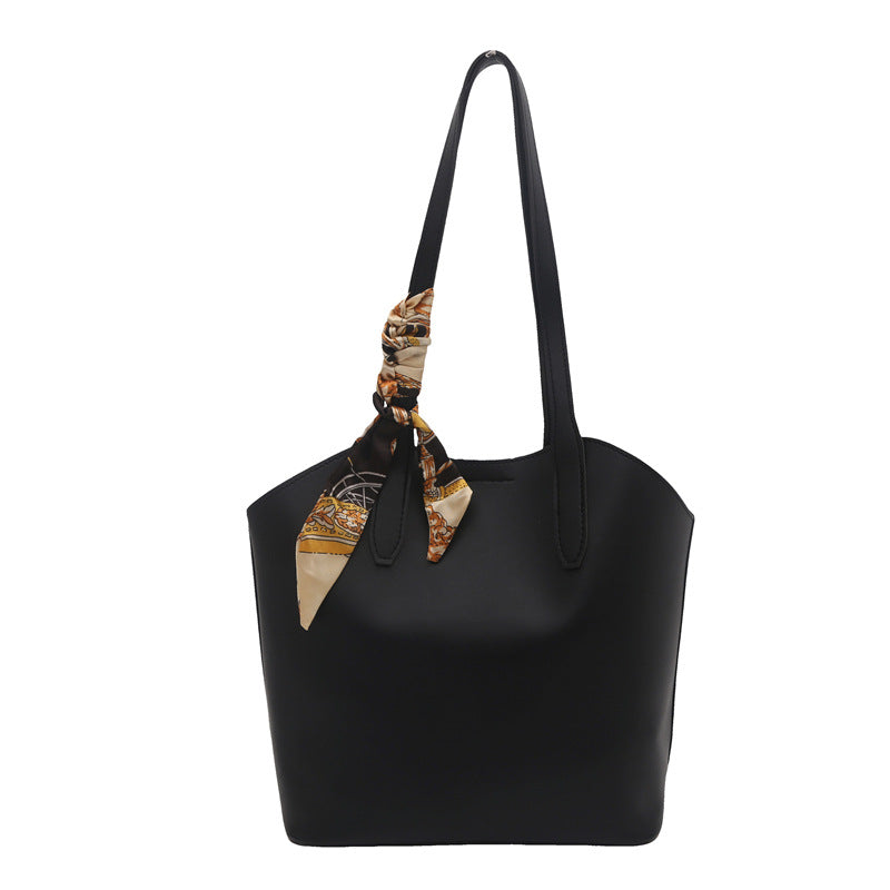 WoChic Designer Tote Bag with Stylish Scarf Stornfield