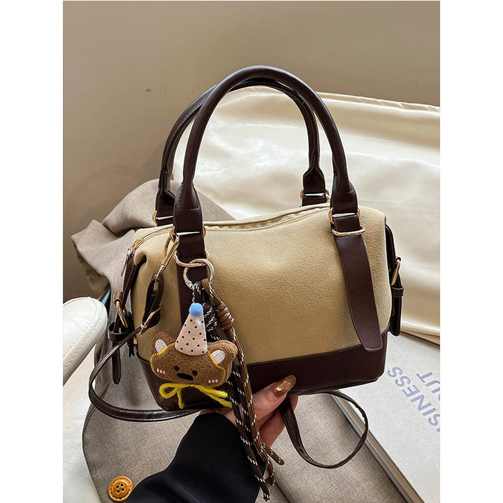 Handcrafted Suede Satchel Bag