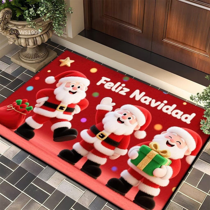 Christmas-Themed Door Mat