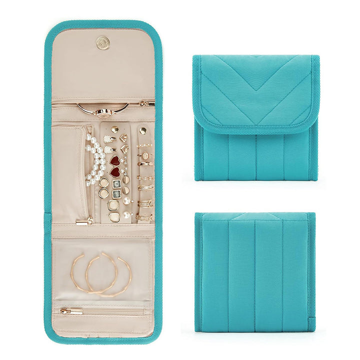 Jewelry organizer with versatile compartment layout Stornfield
