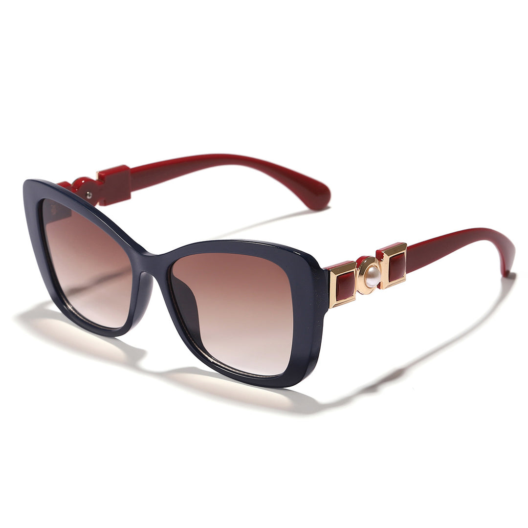 Women Cat-Eye Sunglasses with Elegant Metal Decoration Stornfield