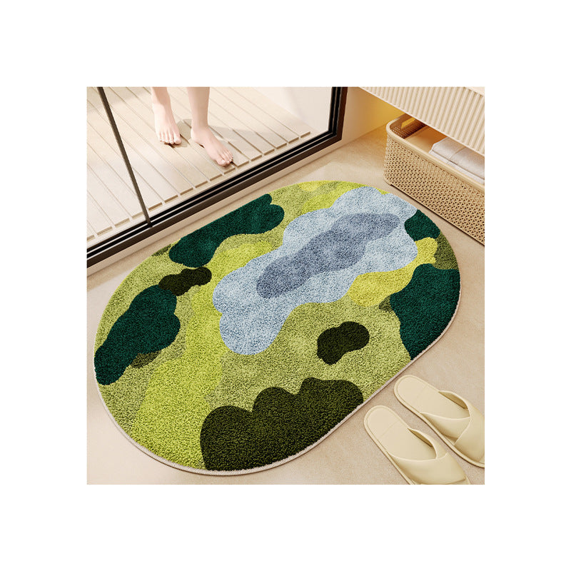 Artistic Plush Bath Mat