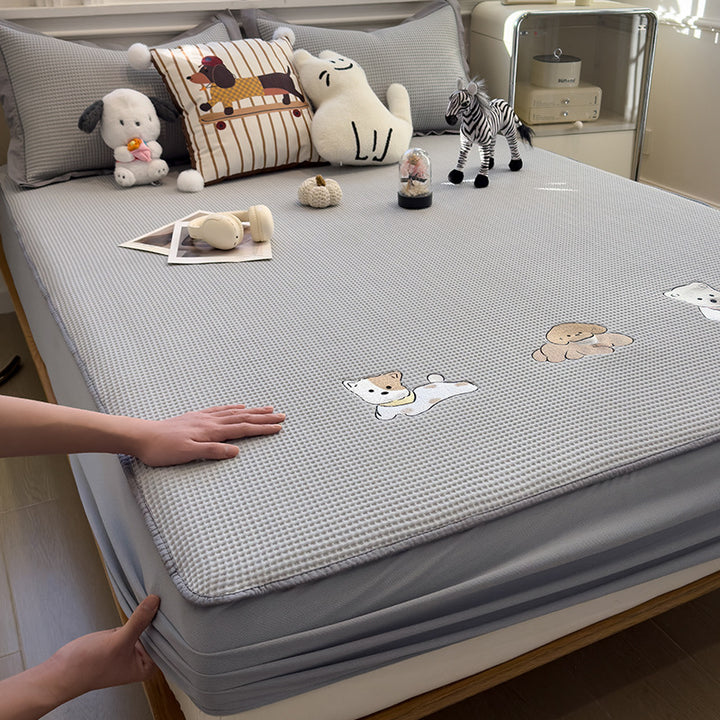Decorative Embroidered Mattress Cover