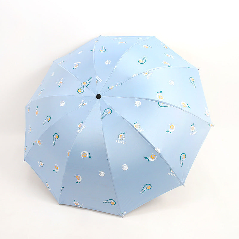 Ladies folding umbrella with cheerful motifs Stornfield