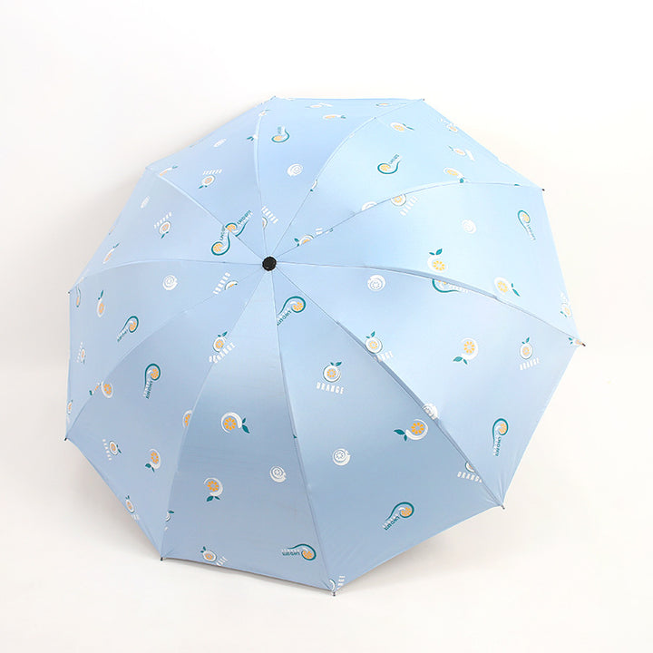 Ladies folding umbrella with cheerful motifs Stornfield
