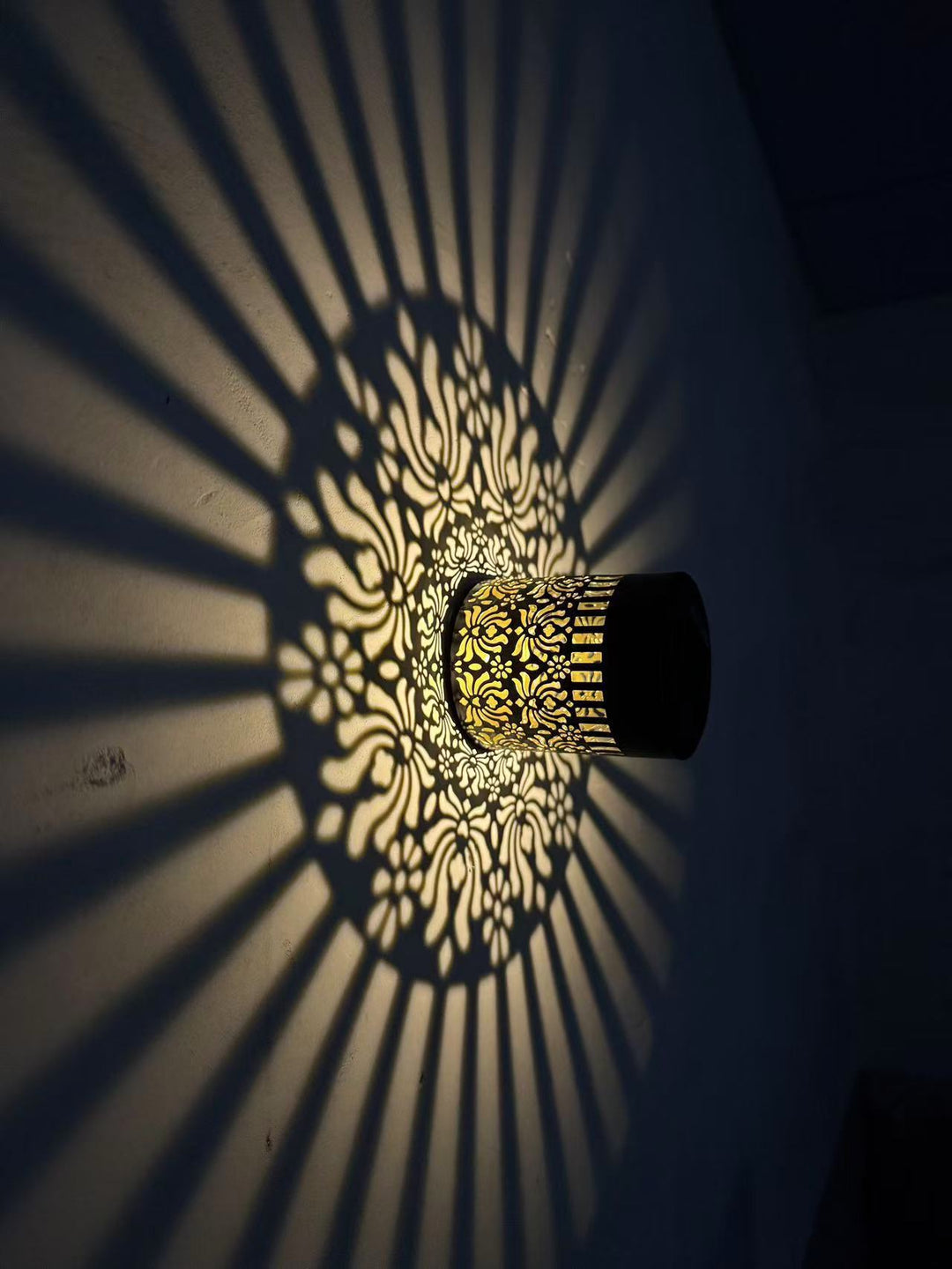 Decorative Solar RGB Mandala Projection Wall And Stake Garden Light Stornfield