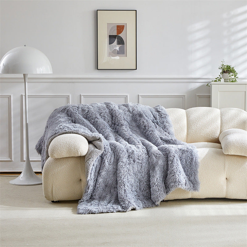 Luxurious Faux Fur Throw Blanket Stornfield