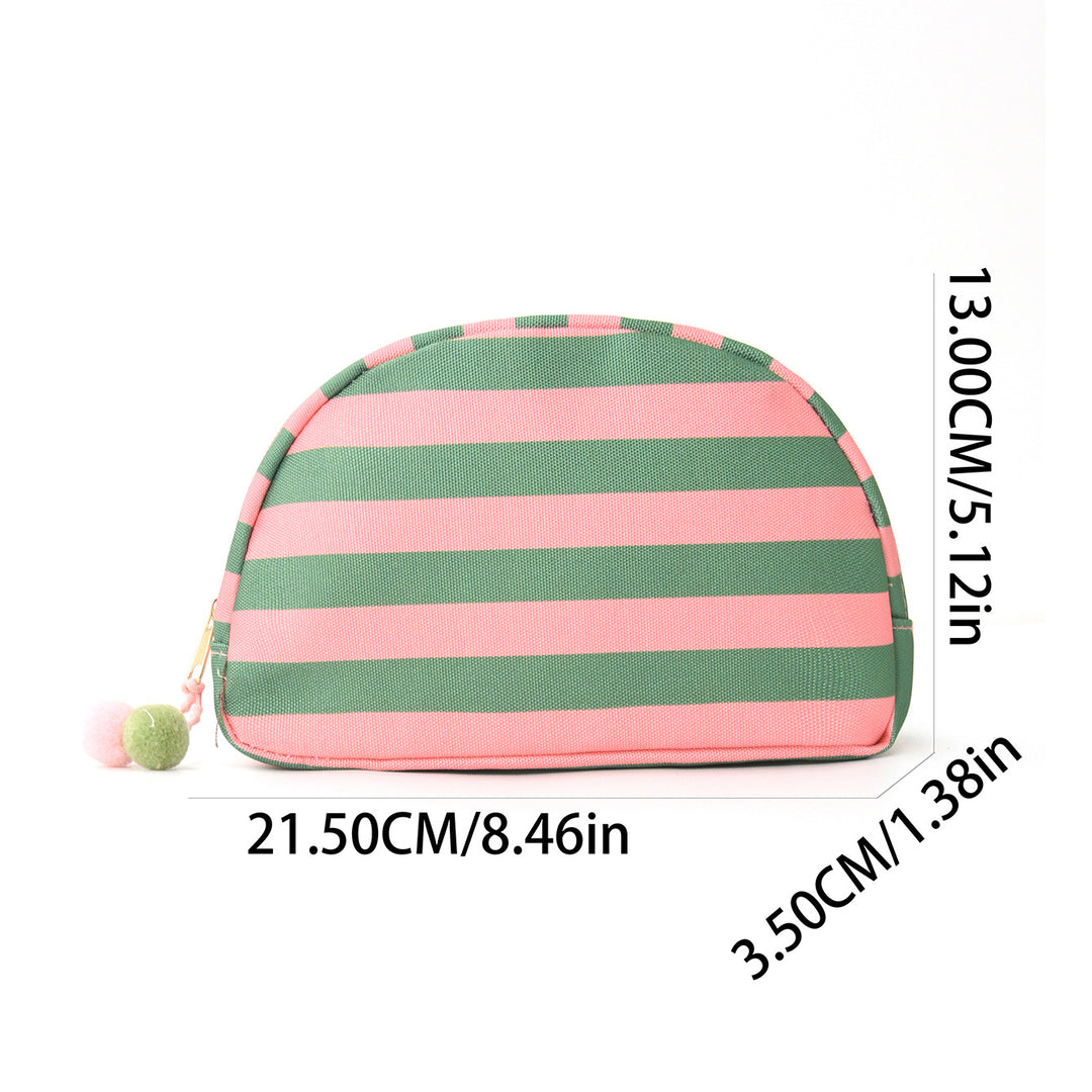 Cosmetic organizer with stylish striped pattern Stornfield