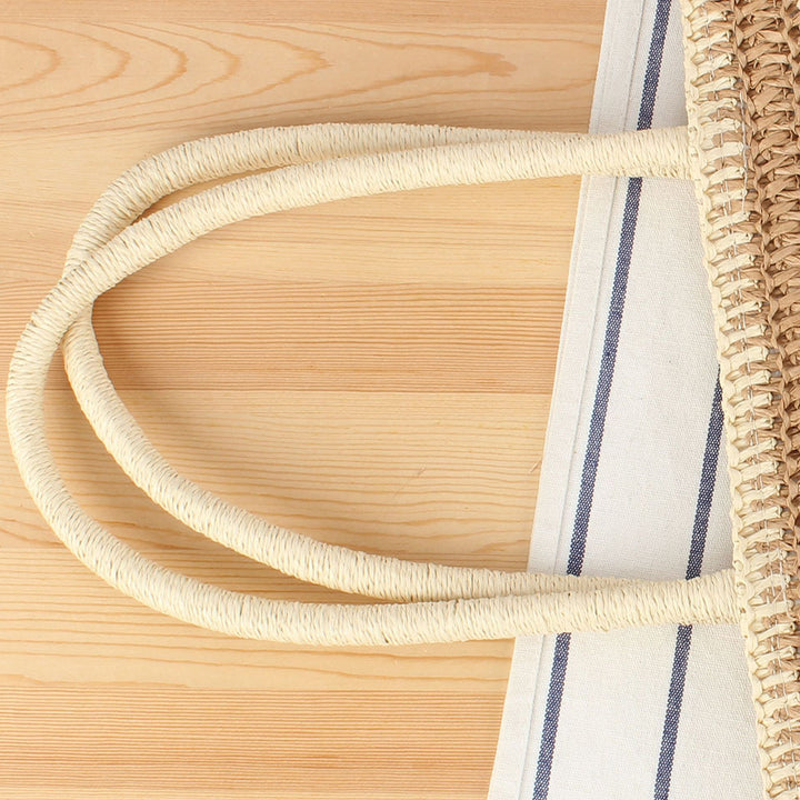 Beach bag with modern zebra pattern Stornfield