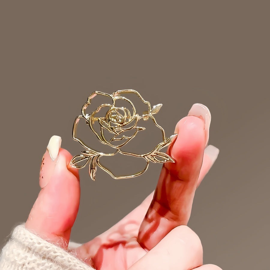 Elegant Rose Brooch Stornfield